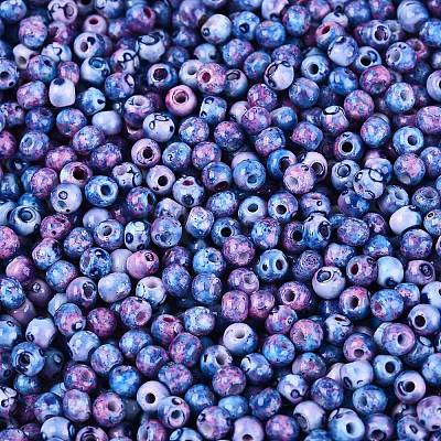 Picasso Glass Seed Beads GL-N001-01B-03-1