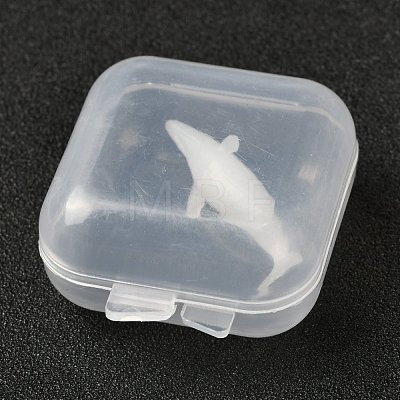 Whale Shaped Plastic Decorations DIY-F066-12-1