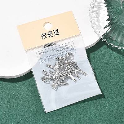 SHEGRACE Brass Micro Pave Clear Cubic Zirconia Pendants XGRQ2C489-403P-1