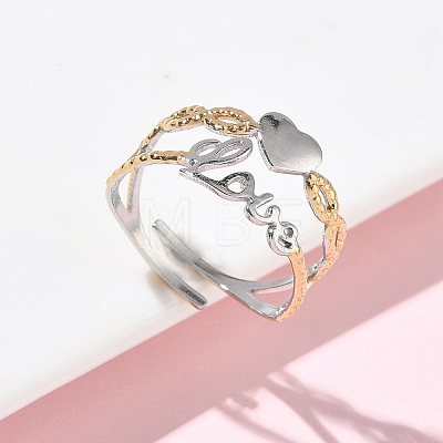 304 Stainless Steel Cuff Open Rings RJEW-Z121-02GP-03-1
