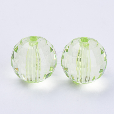 Transparent Acrylic Beads TACR-Q254-8mm-V32-1