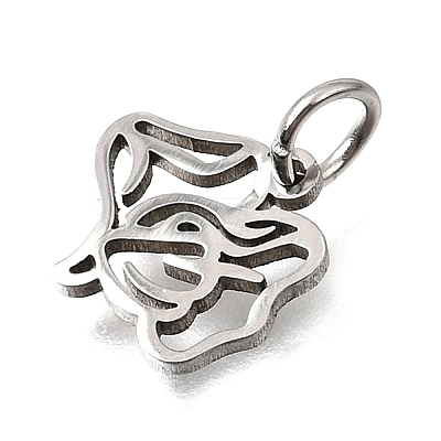 304 Stainless Steel Charms SA-CBA4CE0-01P-D-1