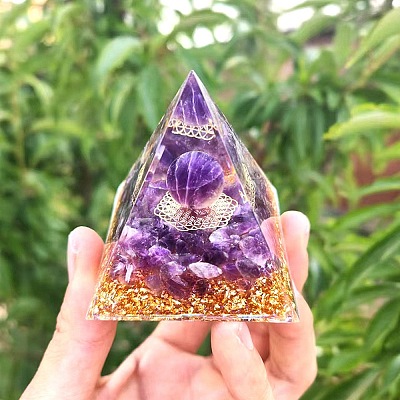 Orgonite Pyramid Resin Energy Generators PW-WG53E4D-01-1