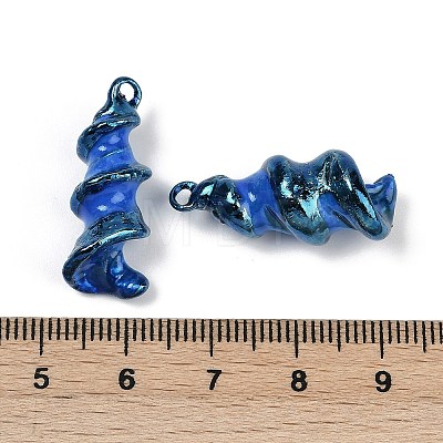 Spray Painted Natural Trochus Shell Pendants SHEL-K006-48-1