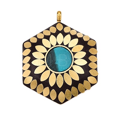 Polymer Clay Big Pendants IPDL-F027-13-1