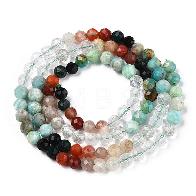 Natural Mixed Gemstone Beads Strands G-D080-A01-01-28-1