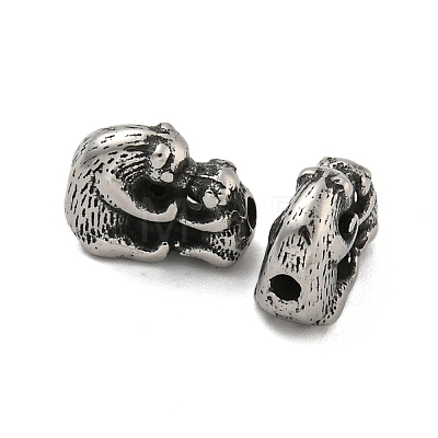 Animal 304 Stainless Steel Beads STAS-E214-11AS-03-1