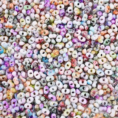 Baking Paint Glass Seed Beads SEED-C003-01R-1