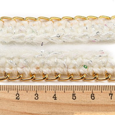 Polyester Crochet Lace Trim OCOR-Q058-14-1