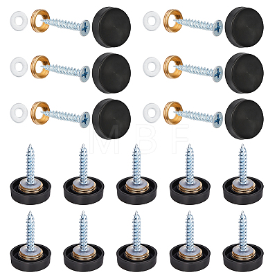 30 Bags 304 Stainless Steel Glass Fasteners STAS-BC0004-30EB-1