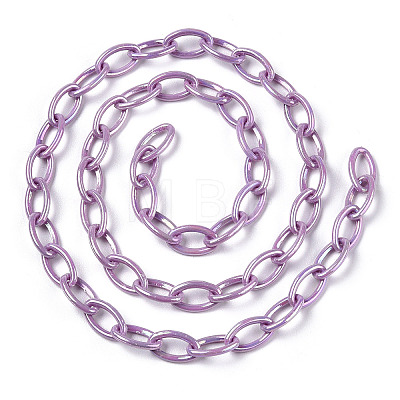 Acrylic Opaque Cable Chains X-PACR-N009-001E-1