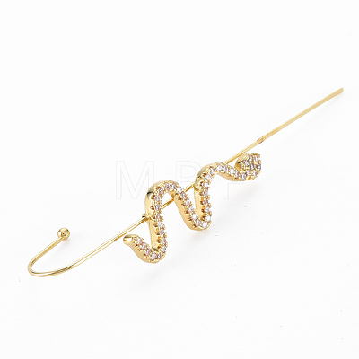 Snake Stud Earring EJEW-N099-012-NF-1