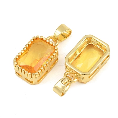Brass & Glass Pendants GL-CBA96FD-02G-1