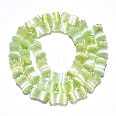 Dyed Natural Selenite Beads Strands G-T138-234E-1