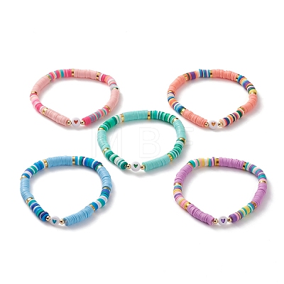 Stretch Bracelets Sets BJEW-SZ0001-46-1