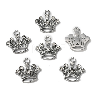 Zinc Alloy with Crystal Rhinestone Pendants FIND-WH0126-137A-P-1
