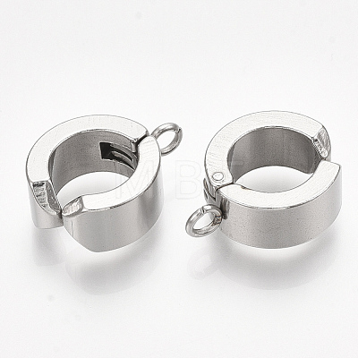 (Holiday Stock-Up Sale)201 Stainless Steel Clasps STAS-S079-93-1