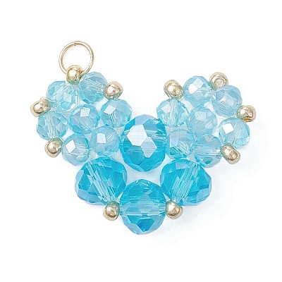 Glass Pendantns PALLOY-MZ01145-02-1