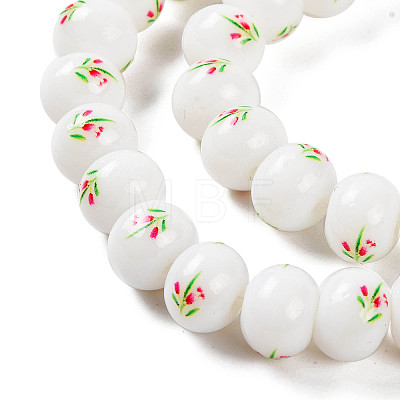 Printing Glass Beads for Necklaces Bracelets Making GLAA-B020-03A-02-1