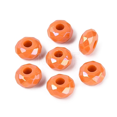 Opaque Acrylic European Beads OACR-E033-23J-1