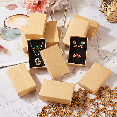 Rectangle Cardboard Paper Jewelry Box CON-TAC0015-01C-1