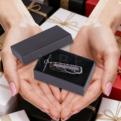 1Pc Natural Amethyst Bullet Macrame Pouch Pendant Alloy Chain Necklaces NJEW-PA0001-01C-1