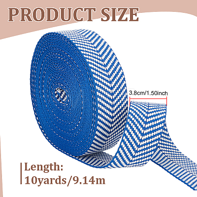 10 Yards Arrows Polycotton Ribbon OCOR-ME0001-71C-1