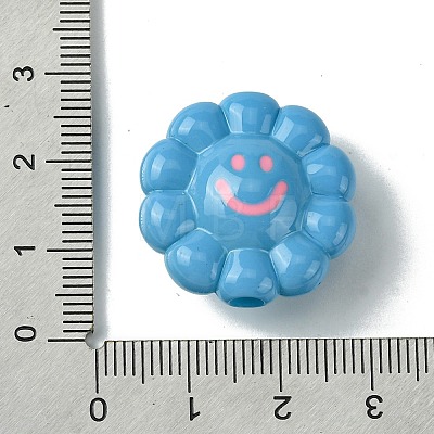 Dopamine Style Opaque Acrylic Beads SACR-Z002-01F-1