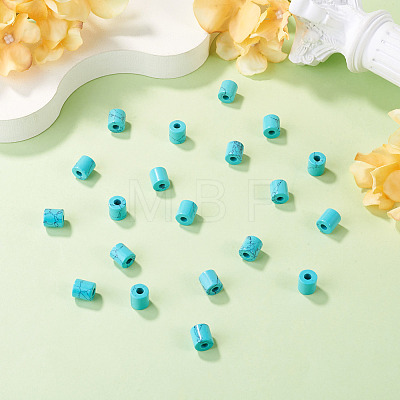 20Pcs Synthetic Turquoise Beads G-TA0003-40-1