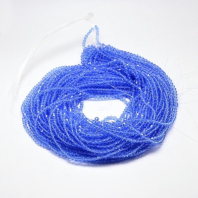 Imitate Austrian Crystal Bicone Glass Beads Strands LS-GLAA-F029-5x5mm-09-1