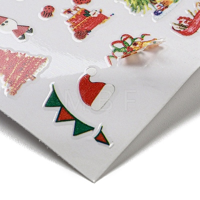 Christmas Theme Nail Decals Stickers MRMJ-F017-07-1