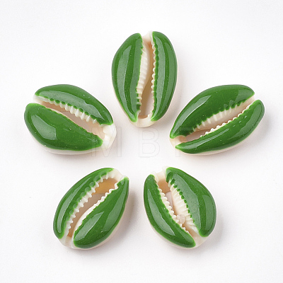 Natural Cowrie Shell Beads X-SHEL-S274-04-1