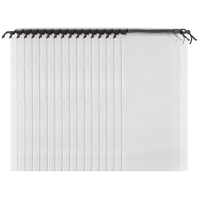 Rectangle Plastic Drawstring Pouches ABAG-TAC0013-25-1