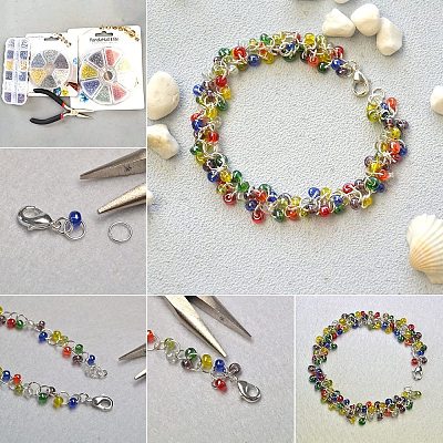 Mixed 12/0 Round Glass Seed Beads SEED-PH0006-2mm-09-1