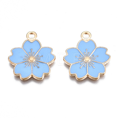 Alloy Enamel Pendants X-ENAM-S121-115E-1