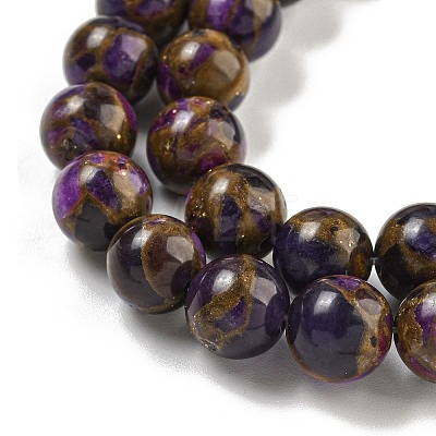 Synthetic Gold Clinquant Stone Beads Strands G-P549-A01-01E-1