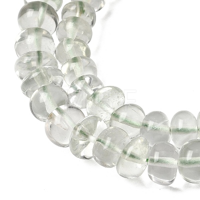 Natural Green Quartz Beads Strands G-D099-01E-1