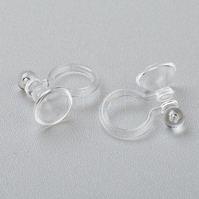 Plastic Clip-on Earring Findings KY-P001-09A-1