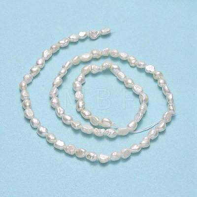 Natural Cultured Freshwater Pearl Beads Strands PEAR-A005-15-1