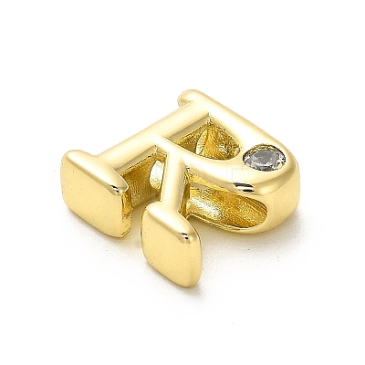 Rack Plating Brass Cubic Zirconia Beads KK-L210-008G-R-1