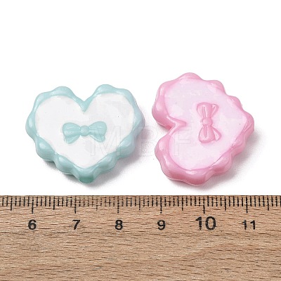 Opaque Enamel Acrylic Beads AC-CBAE647-17-1