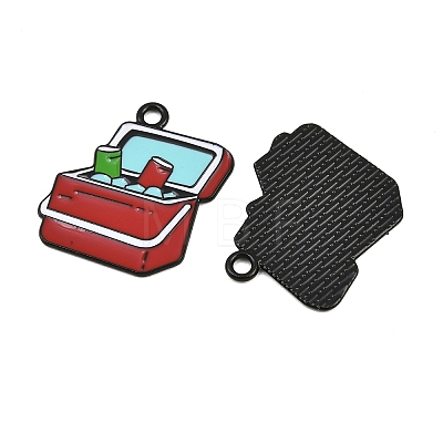 Baking Paint Alloy Enamel Pendants AL-CBA459E-05EB-01-1