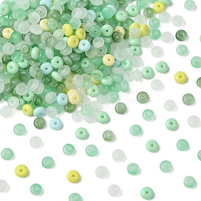 100G Imitation Jade Glass Beads DGLA-YW0001-53C-1