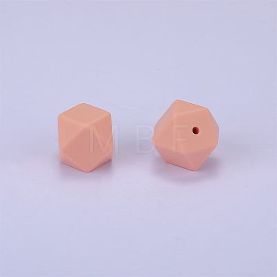 Hexagonal Silicone Beads SI-JX0019A-84-1