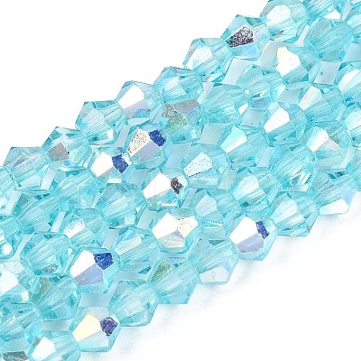 Transparent Glass Beads Strands LS-EGLA-N021-4mm-08-1
