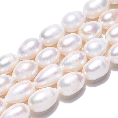 Natural Cultured Freshwater Pearl Beads Strands PEAR-N012-10B-1