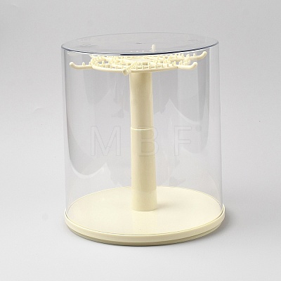 Rotatable ABS & PET Action Figures Display Cases ODIS-WH0086-219A-1