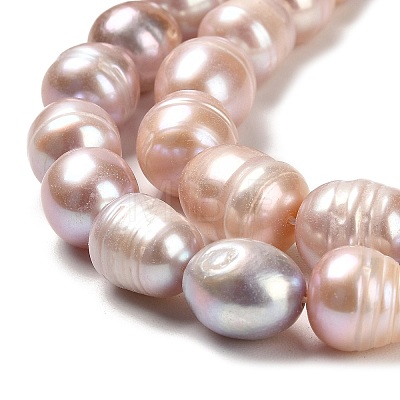 Natural Cultured Freshwater Pearl Beads Strands PEAR-E016-107-1
