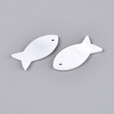 Natural Freshwater Shell Pendants BSHE-T014-29-1