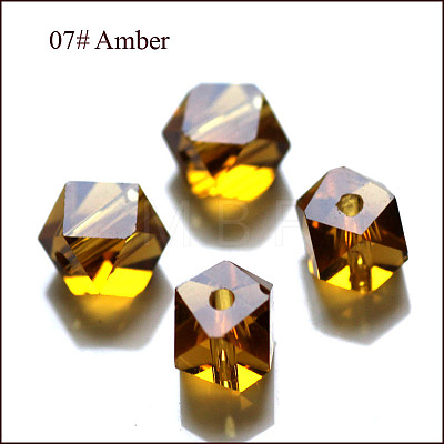 Imitation Austrian Crystal Beads SWAR-F084-6x6mm-07-1